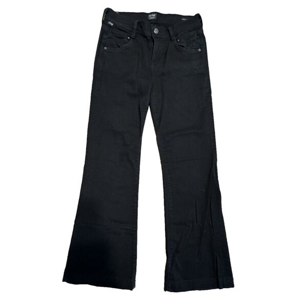 Citizens of Humanity Black Womens Size 26 x 29 Fawne Flared Trouser Jean - Picture 1 of 10